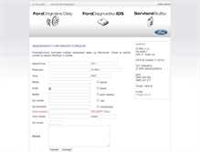 Tablet Screenshot of ford.icare.sk